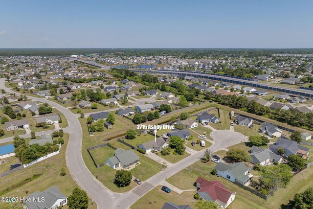 2715 Ashby Dr, Wilmington, NC 28411 - birds eye view of property with a residential view