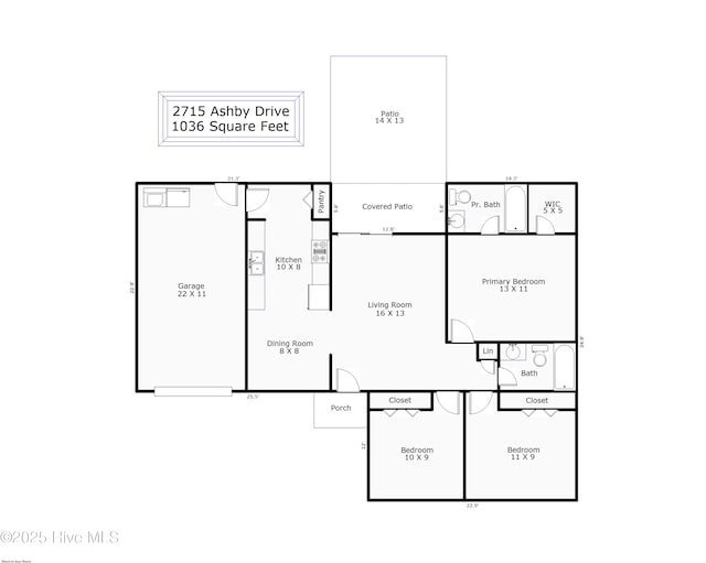2715 Ashby Dr, Wilmington, NC 28411 - plan