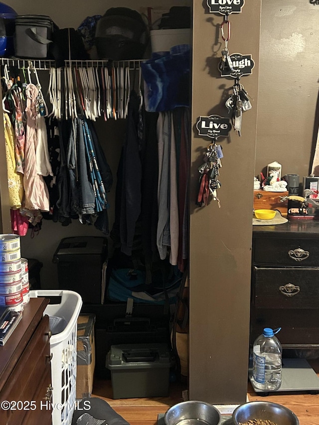 view of closet
