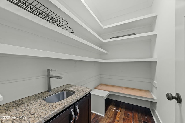 pantry featuring a sink