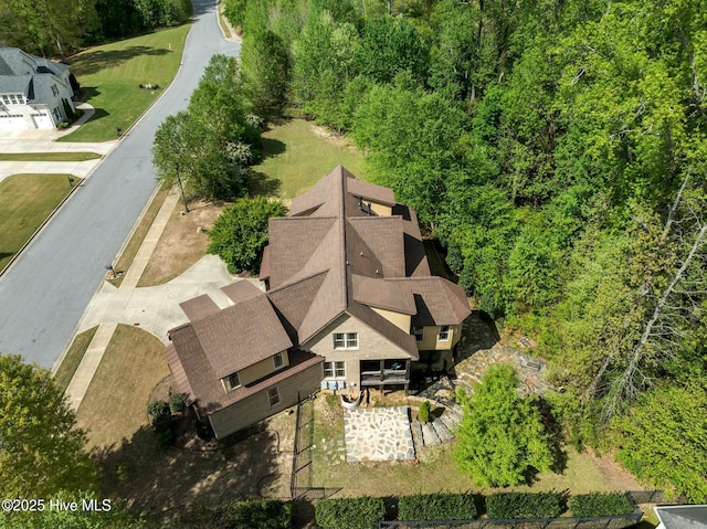 drone / aerial view