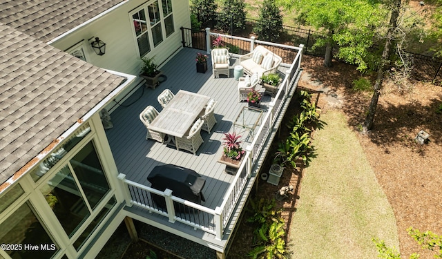 3722 White Cliffs Dr, Castle Hayne, NC 28429 - deck with outdoor lounge area