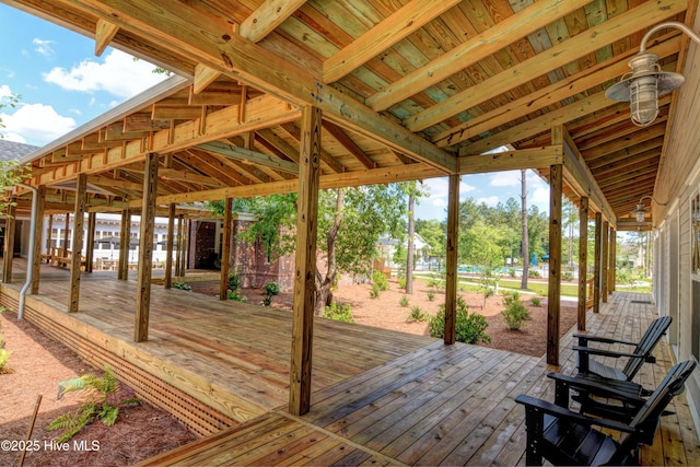 3722 White Cliffs Dr, Castle Hayne, NC 28429 - view of wooden deck