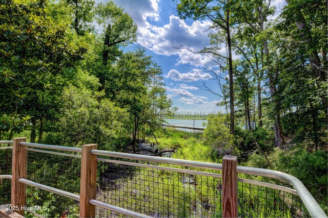3722 White Cliffs Dr, Castle Hayne, NC 28429 - deck with a water view