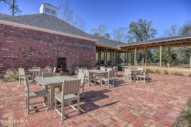 3722 White Cliffs Dr, Castle Hayne, NC 28429 - view of patio with outdoor dining area