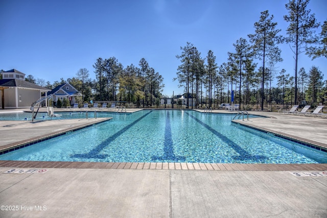 3722 White Cliffs Dr, Castle Hayne, NC 28429 - community pool with a patio