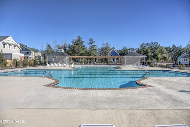 3722 White Cliffs Dr, Castle Hayne, NC 28429 - community pool with a patio