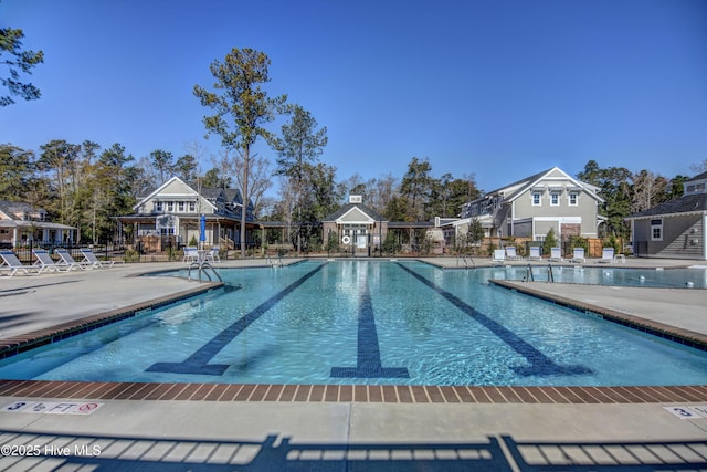 3722 White Cliffs Dr, Castle Hayne, NC 28429 - community pool featuring a patio area