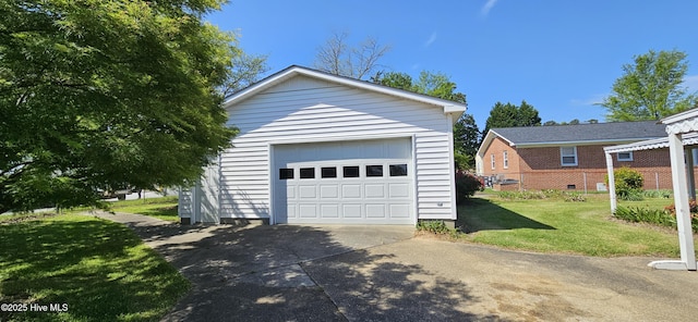 101 Oakland Blvd, Clinton, NC 28328 - detached garage with concrete driveway