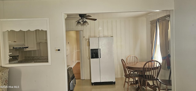 101 Oakland Blvd, Clinton, NC 28328 - dining area featuring ceiling fan