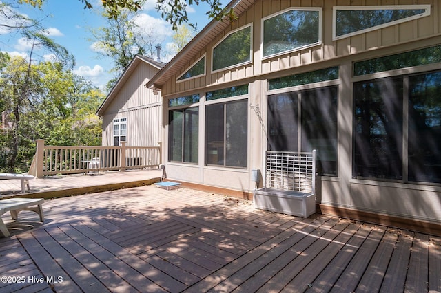 6321 Albatross Dr, New Bern, NC 28560 - view of wooden terrace