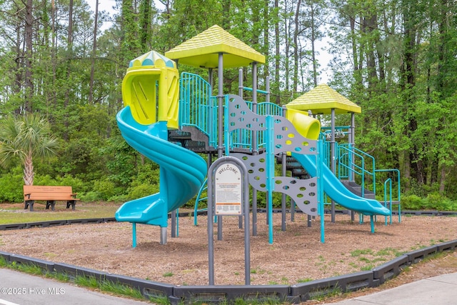 6321 Albatross Dr, New Bern, NC 28560 - communal playground with view of scattered trees