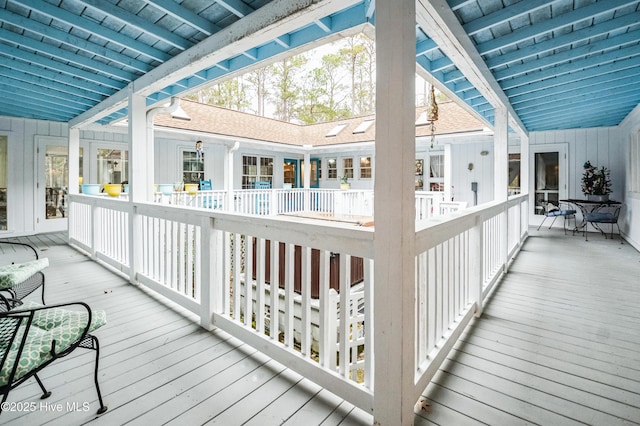 42 Brite Ln, Oriental, NC 28571 - view of wooden deck