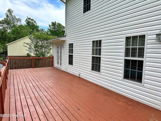 view of deck