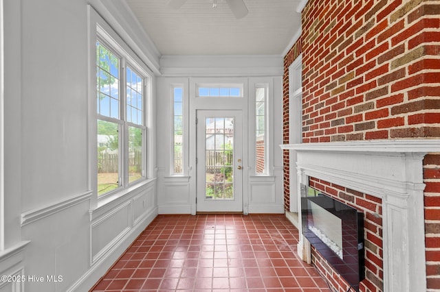 306 N Parker St, Elm City, NC 27822 - view of unfurnished sunroom