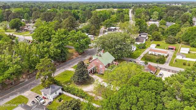 306 N Parker St, Elm City, NC 27822 - birds eye view of property featuring a view of trees and a residential view