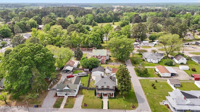 306 N Parker St, Elm City, NC 27822 - aerial view featuring a residential view and a view of trees