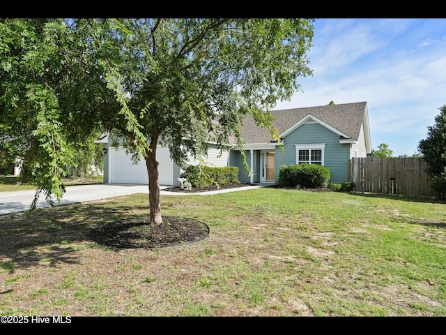 711 Glenarthur Dr, Wilmington, NC 28412 - view of front of property with concrete driveway, a shingled roof, and an attached garage
