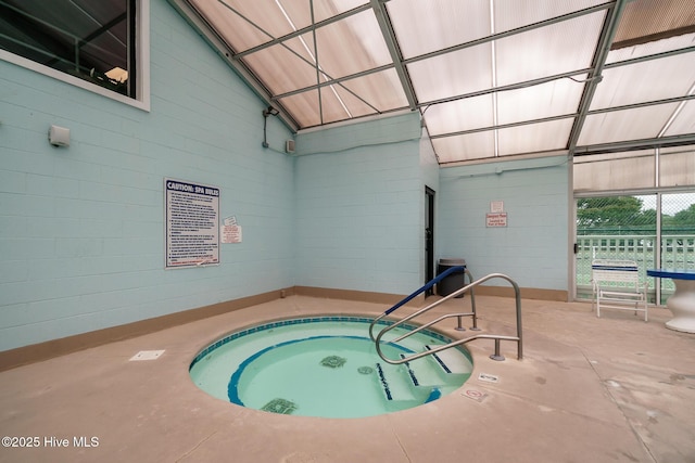 view of pool