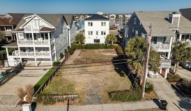bird's eye view featuring a residential view