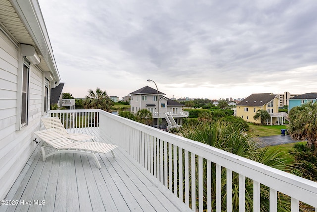 104 Island Quay Ct, Atlantic Beach, NC 28512 - deck featuring a residential view