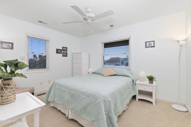 104 Island Quay Ct, Atlantic Beach, NC 28512 - bedroom with light colored carpet, multiple windows, and baseboards