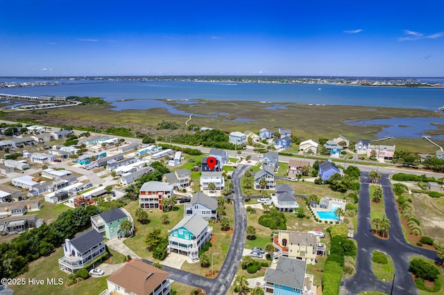 104 Island Quay Ct, Atlantic Beach, NC 28512 - aerial view of residential area featuring a nearby body of water