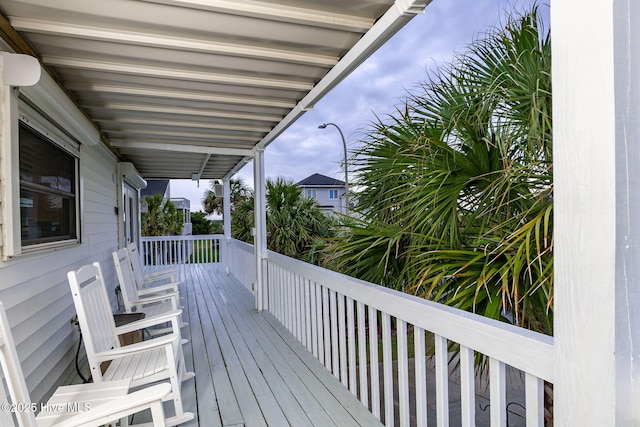 104 Island Quay Ct, Atlantic Beach, NC 28512 - view of wooden terrace