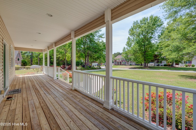 1708 N County Dr, Castle Hayne, NC 28429 - porch featuring a yard