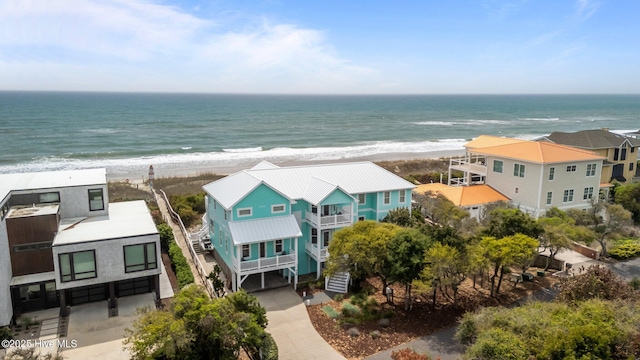 449 Maritime Pl, Pine Knoll Shores, NC 28512 - drone / aerial view of unending shoreline