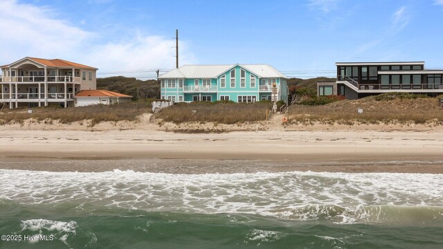 449 Maritime Pl, Pine Knoll Shores, NC 28512 - water view featuring nearby beach