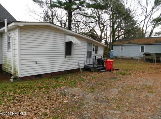 view of rear view of property