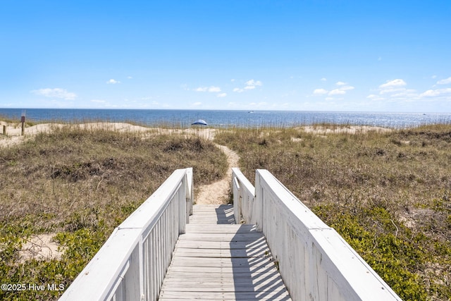 601 Caswell Beach Rd, Caswell Beach, NC 28465 - view of home's community featuring a water view