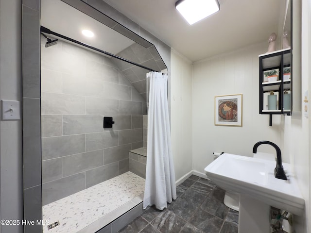 40 Inverness Rd, Pinehurst, NC 28374 - full bathroom featuring tiled shower