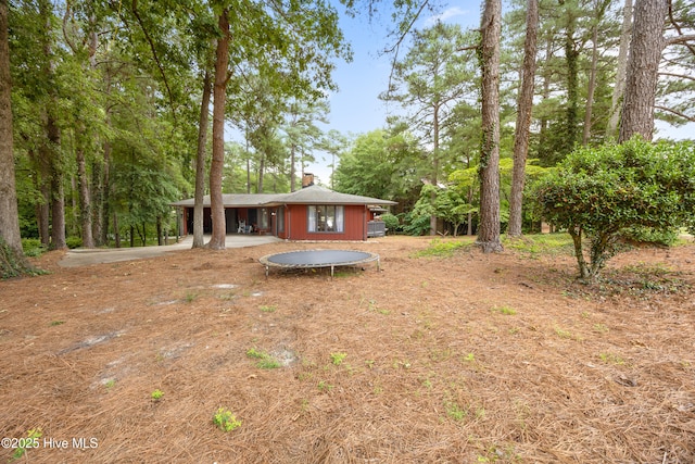 40 Inverness Rd, Pinehurst, NC 28374 - view of yard featuring a trampoline