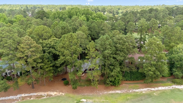 40 Inverness Rd, Pinehurst, NC 28374 - aerial overview of property's location with a heavily wooded area