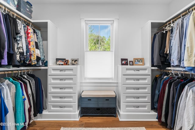 122 Back Creek Dr, Hertford, NC 27944 - walk in closet featuring wood finished floors