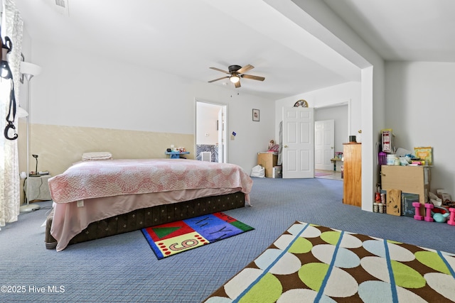 14 Sunnyvale Dr, Wilmington, NC 28412 - bedroom with carpet and ceiling fan