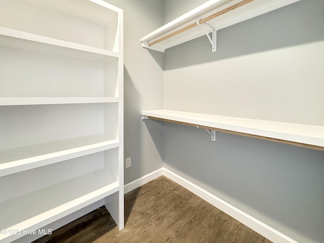 GEORGETOWN Spinnaker Dr, Elizabeth City, NC 27909 - spacious closet featuring dark wood finished floors