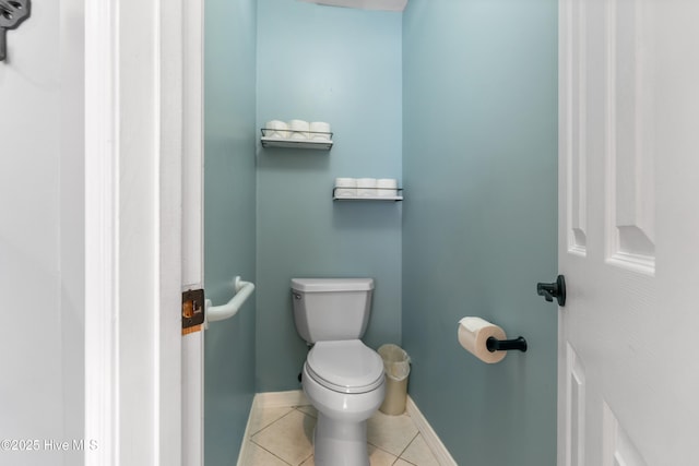 111 Waterway Ct, Aydlett, NC 27916 - bathroom featuring toilet, baseboards, and tile patterned flooring
