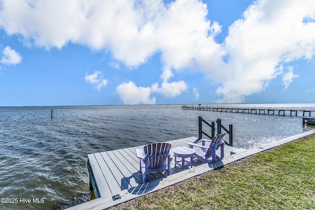 111 Waterway Ct, Aydlett, NC 27916 - dock area with a water view