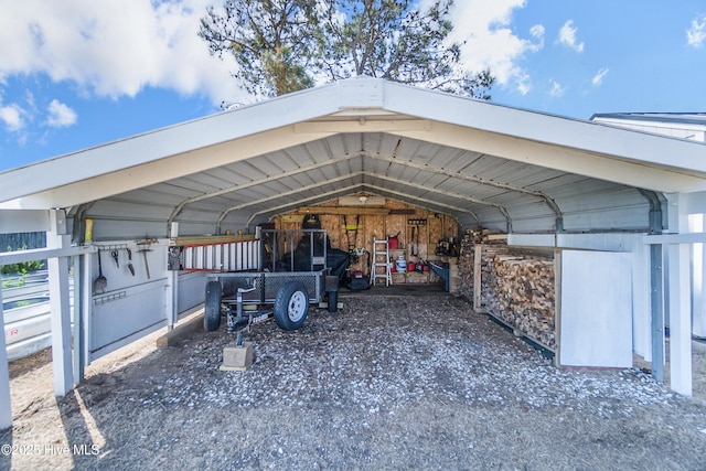 111 Waterway Ct, Aydlett, NC 27916 - view of vehicle parking with a carport