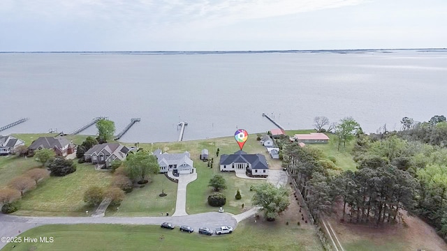 111 Waterway Ct, Aydlett, NC 27916 - aerial view with a water view