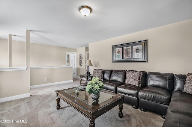 6509 Fawn Settle Dr, Wilmington, NC 28409 - living room featuring light colored carpet and baseboards