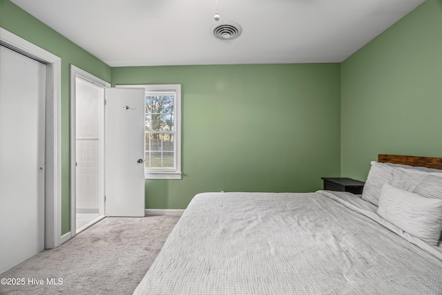 1401 W Queen St, Edenton, NC 27932 - carpeted bedroom with baseboards and visible vents