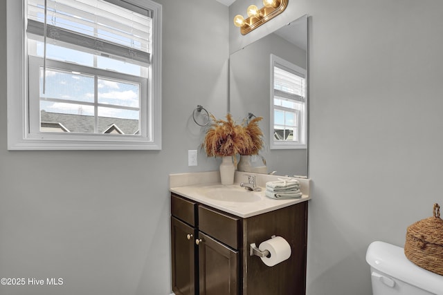 141 Beacon Woods Dr, Holly Ridge, NC 28445 - bathroom featuring vanity and toilet