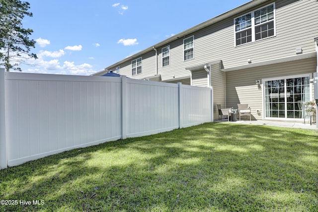 141 Beacon Woods Dr, Holly Ridge, NC 28445 - view of yard with a patio area