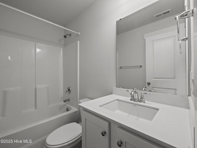 153 Ballantine Grove Ln, Newport, NC 28570 - full bathroom with toilet, vanity, and shower / washtub combination