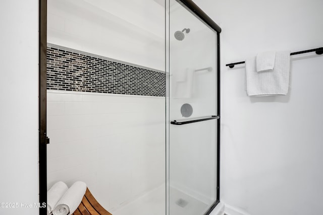 full bath with a stall shower