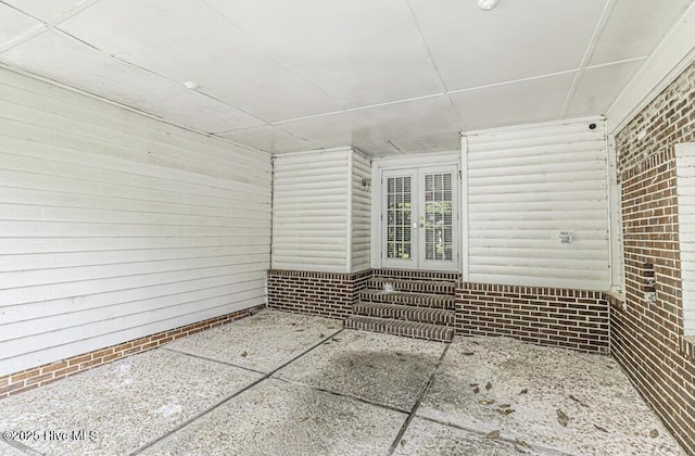 300 Moye Ave NW, Wilson, NC 27893 - unfurnished sunroom with entry steps and french doors
